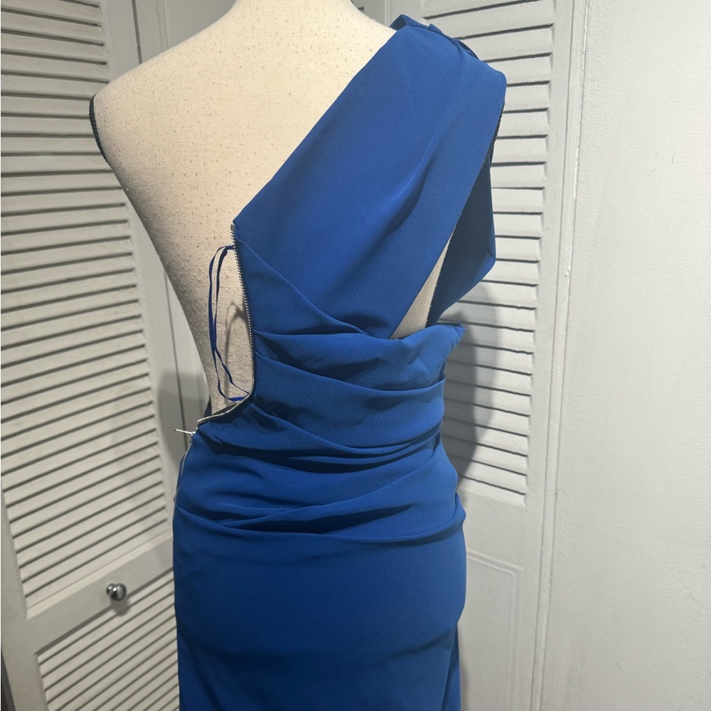 ASO SERENA VAN DER WOODSEN  BLUE DRESS Small - Picture 5 of 9